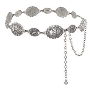 9693 Women Boho Chain Belts For Dresses Jeans Western Cowgirl Waist Links